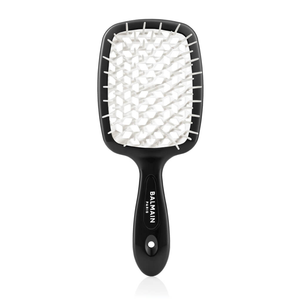 Balmain Hair čierno biela Detailing Brush – profesionálny nástroj na vlasy