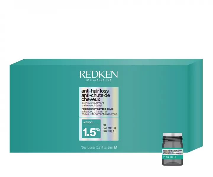Redken Intenzívna kúra proti padaniu vlasov Cerafill Anti-Hair Loss Intensive Treatment - 10 x 6 ml